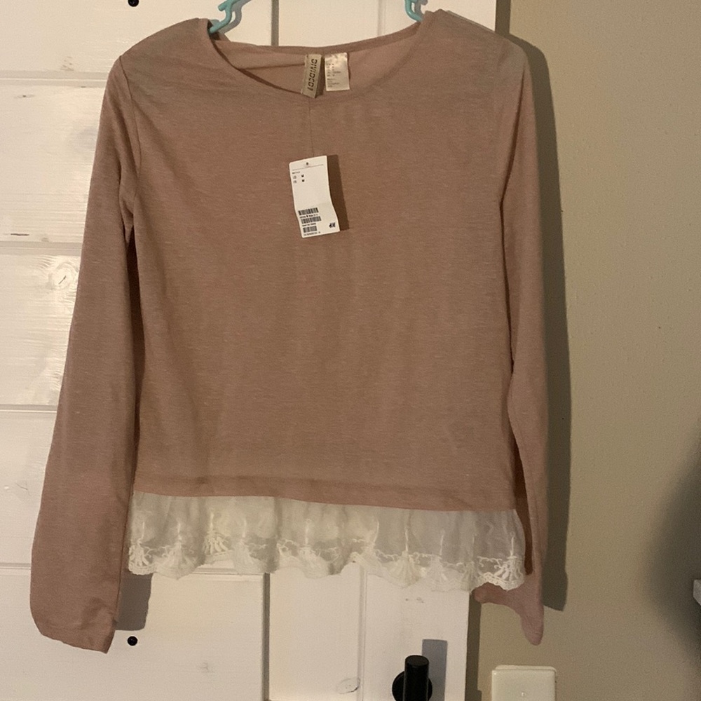 Pink (rose) Shirt size M New with tag